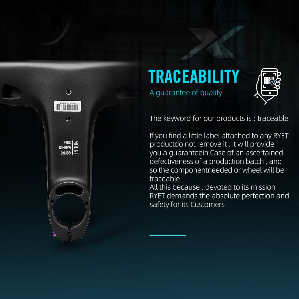T1000 Integrated Carbon UD Road Bike Handlebar with Full Inner Cable Racing Handlebars