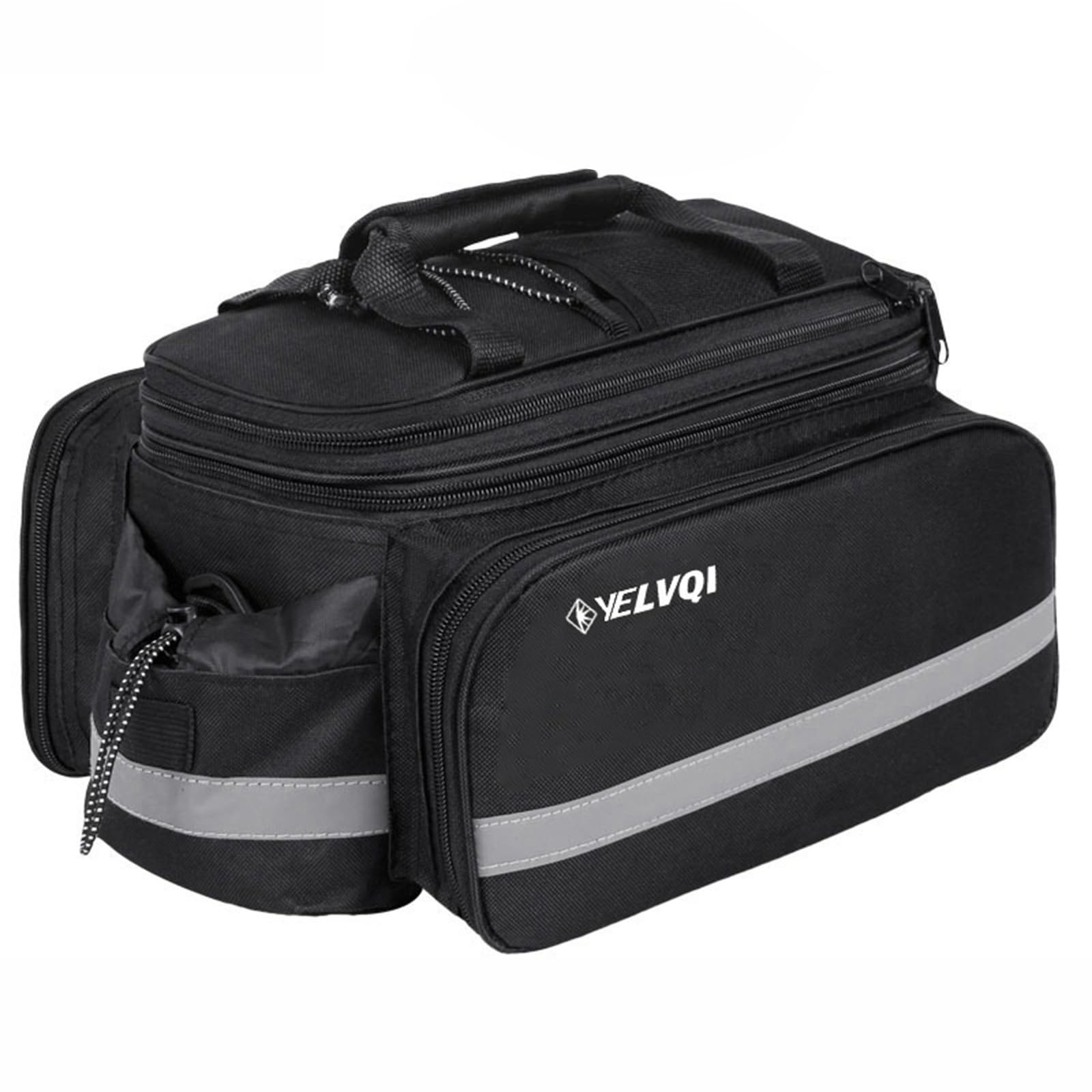 Bike Trunk Bag 16L Large Capacity Bicycle Rear Rack Bag with Waterproof Cover…
