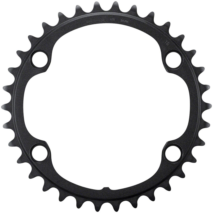 Shimano Ultegra FC-R8100 12-Speed Chainring – 34t, Asymmetric 110 BCD, Black, NK