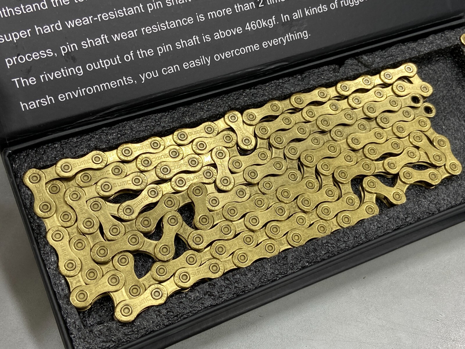 SUMC 12-Speed E-Bike Steel Chain (Silver,Gold, Multi-Color)