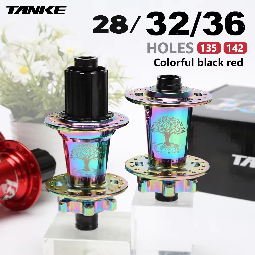 120 Click Hub 6 Bearing MTB Mountain Bike Hub Front Rear 28 32 36 Holes QR Thru-