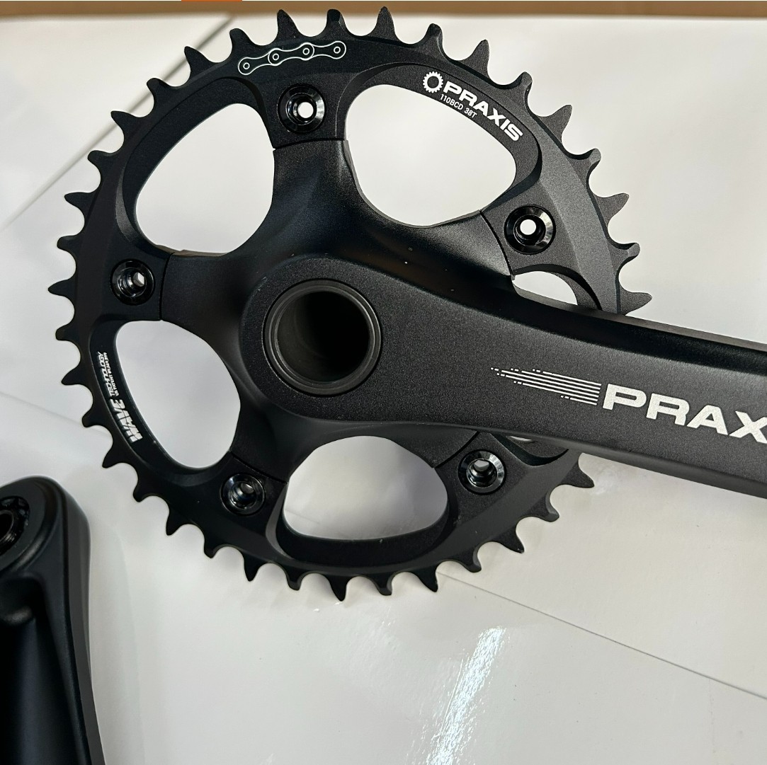 Praxis Alba M24 Crankset 38T Chainring BCD110 10/11 Speed bottom bracket Set