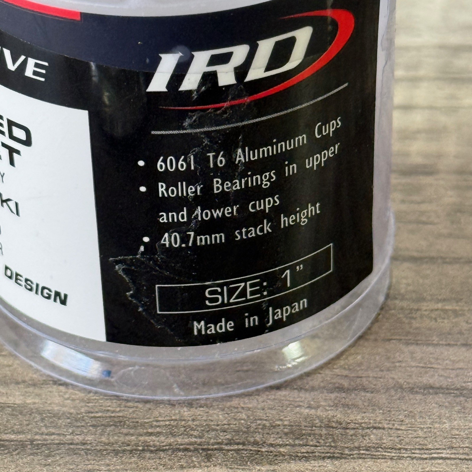 IRD Tange Seiki 1-Inch Threaded Headset USED/INCOMPLETE CONDITION