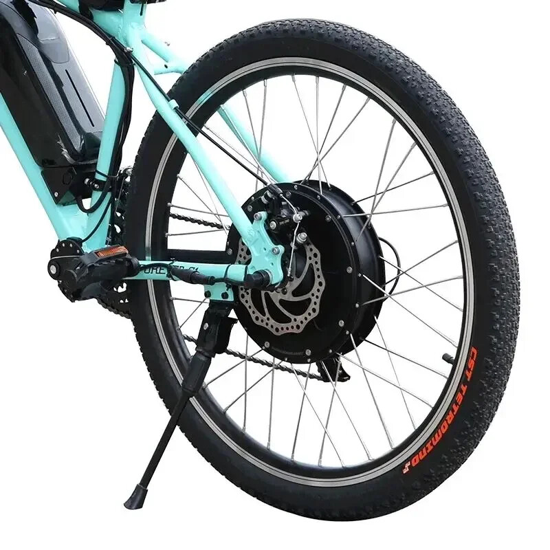 1500/2000W 48V Electric Bike Rear Wheel Hub Motor 26-29 Inch 45-55KM/H Speed