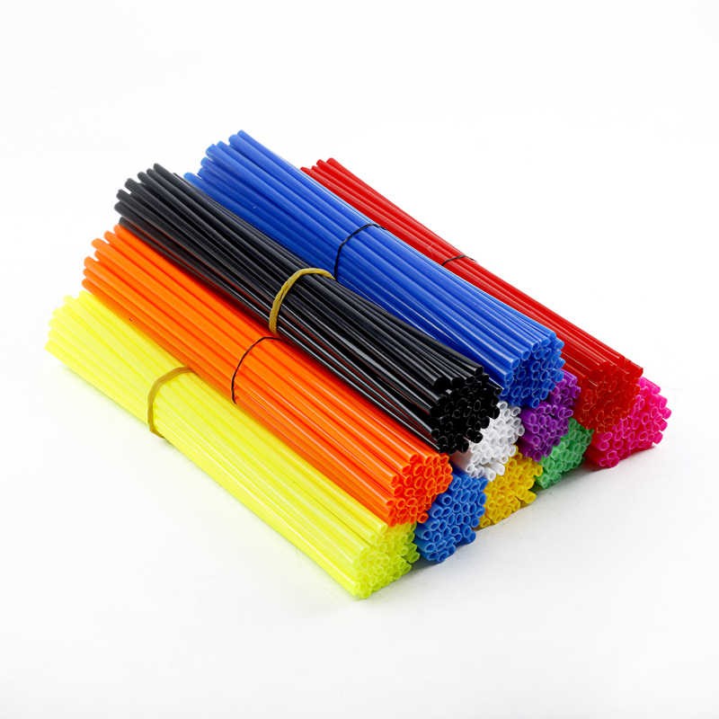 24CM Length Bike Cycle MTB Wheel Rim Spoke Shrouds Wraps Skins Covers 11 Color