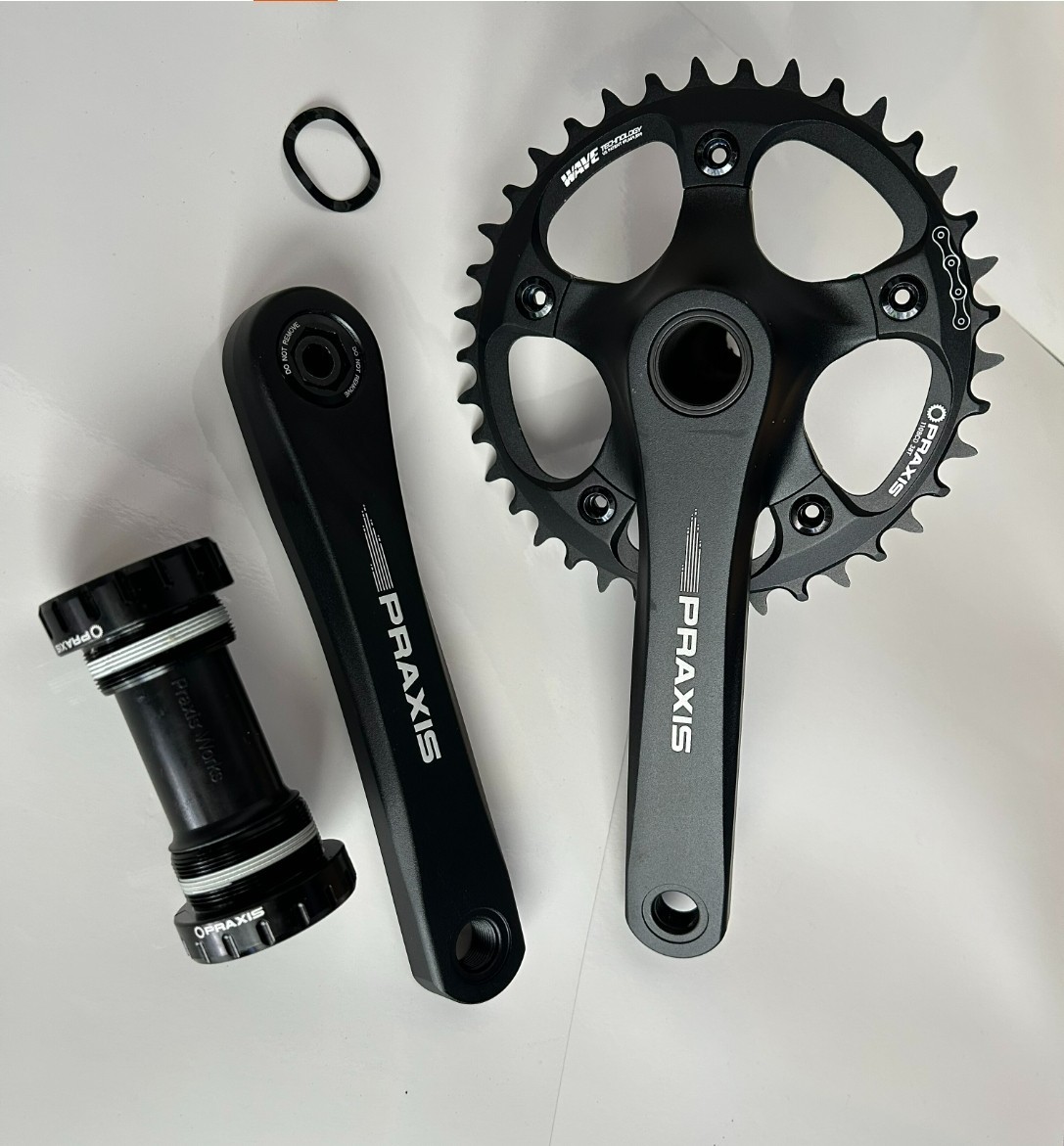 Praxis Alba M24 Crankset 38T Chainring BCD110 10/11 Speed bottom bracket Set