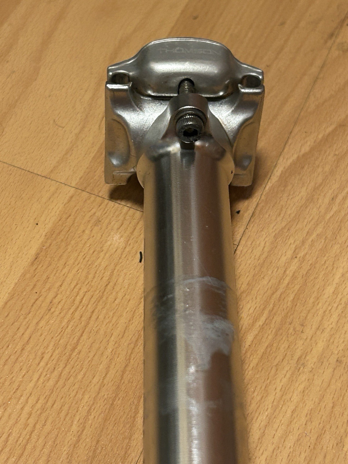 Thomson Elite Silver Bicycle Seat Post 27.2 x 410 SP-E113 MTB 0 Setback USA