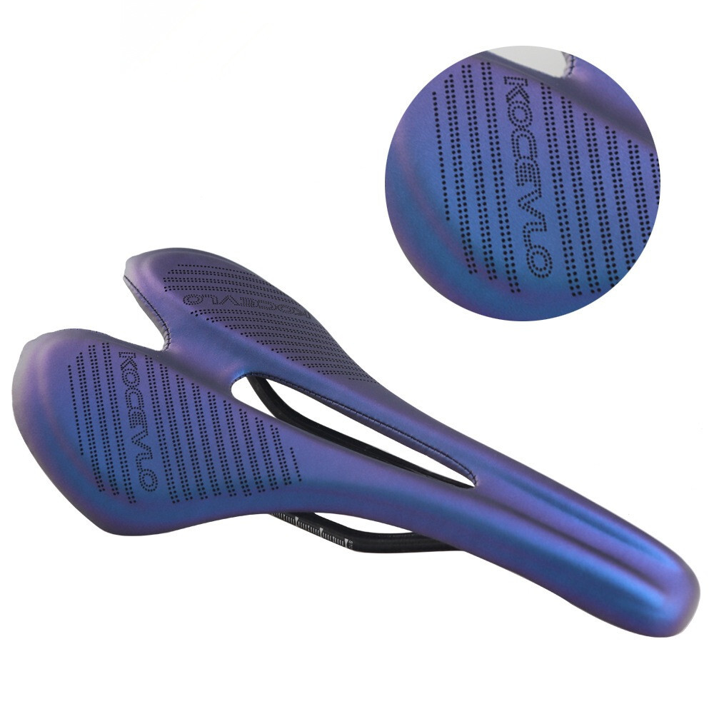 Bicycle Comfort Saddles Carbon EVA Leather Racing MTB Road Bike Seat 270*143mm