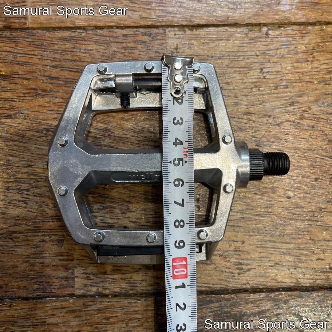 Wellgo Flat Pedal Silver Iron