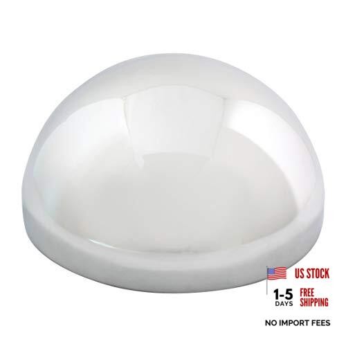 20090 Cr. 8″ I.D. Rear Full Moon Hub Cap 8″ I.D. Chrome Plated Steel