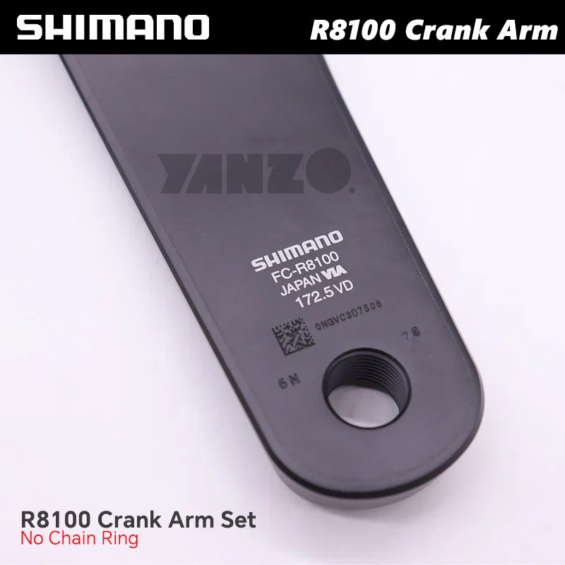 Shimano Ultegra R8100 12 Speed 165/170/172.5/175mm Crank Arm No Chainring-OE