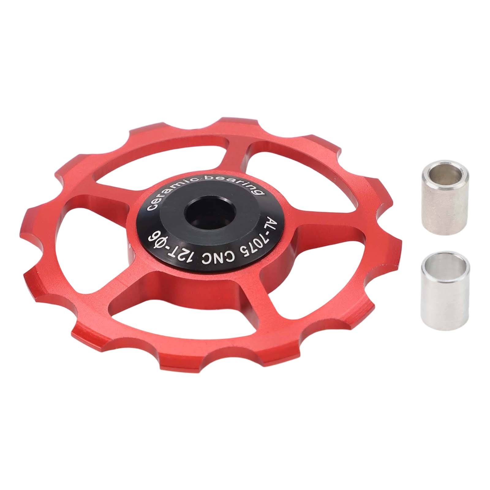 1x 17T Wheel MTB Ceramic Bearing Pulley Replacement Rear Derailleur New