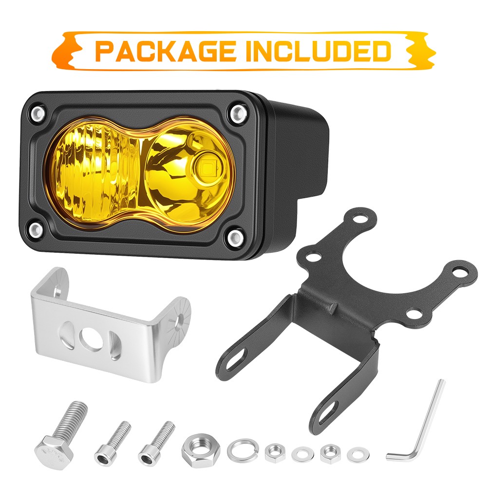 3″LED Headlight Front Headlamp Light PLUG & PLAY For E-Bike Dirt Bike Motorcycle