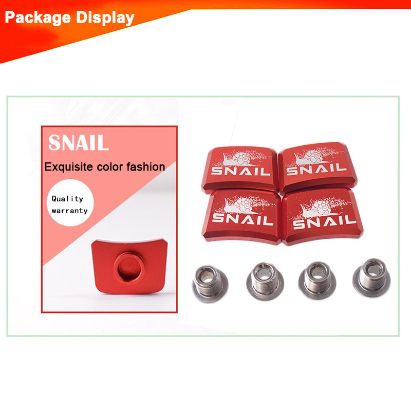 SNAIL MTB Road Bike Single Chainring Screws Sprocket Crankset Chainwheel Bolts