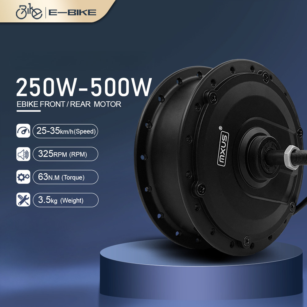 250W 350W 500W Ebike Front Rear Cassette/Rotate Motor 36V48V Gear Hub Motor