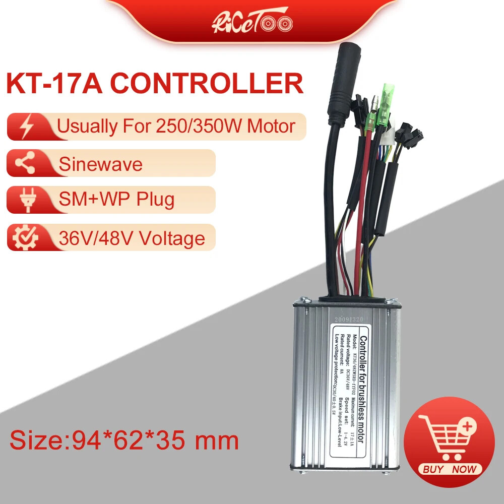 250W-3000W Electric Bike Controller 15A-50A Sinewave SquareWave Controller
