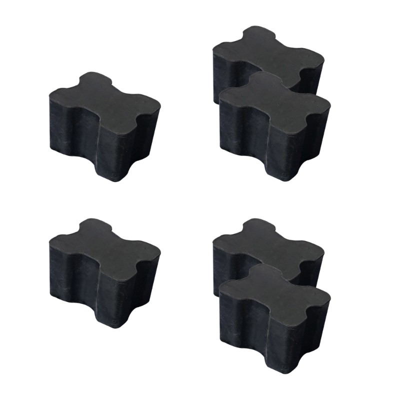 Rubber Front Coil Spring Boosters Kit, Rubber Coil Spacers for 1″ to 1.5″ Spring