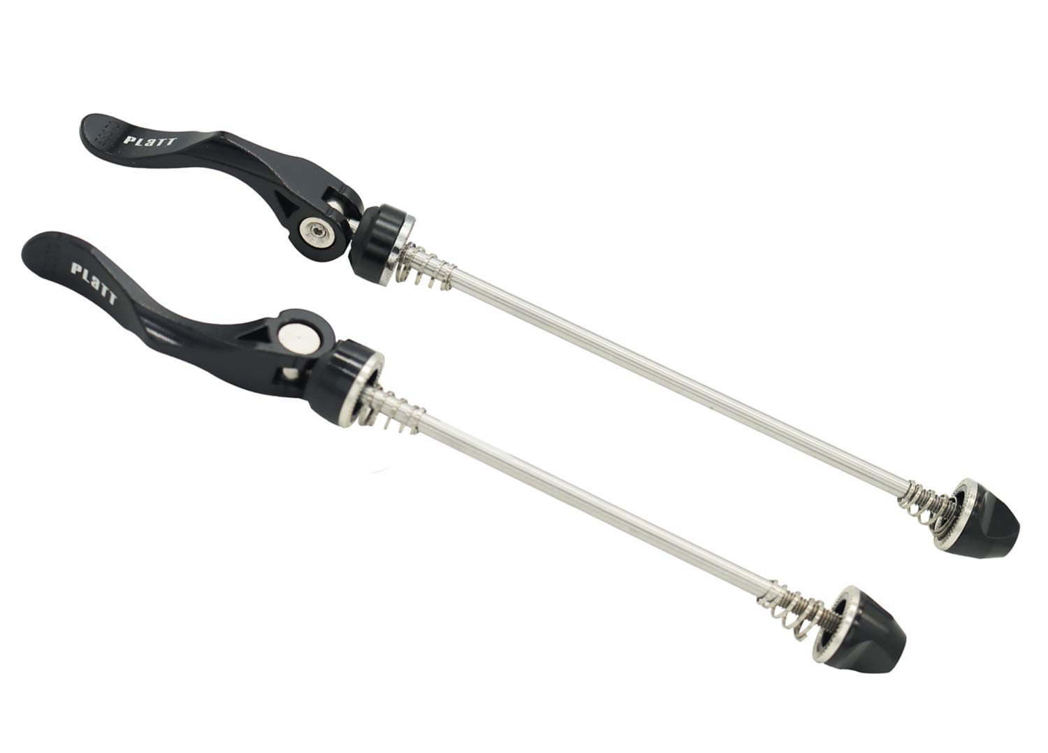 PLATT Bike Quick Release Skewers MTB Wheel Hub Front and Rear black