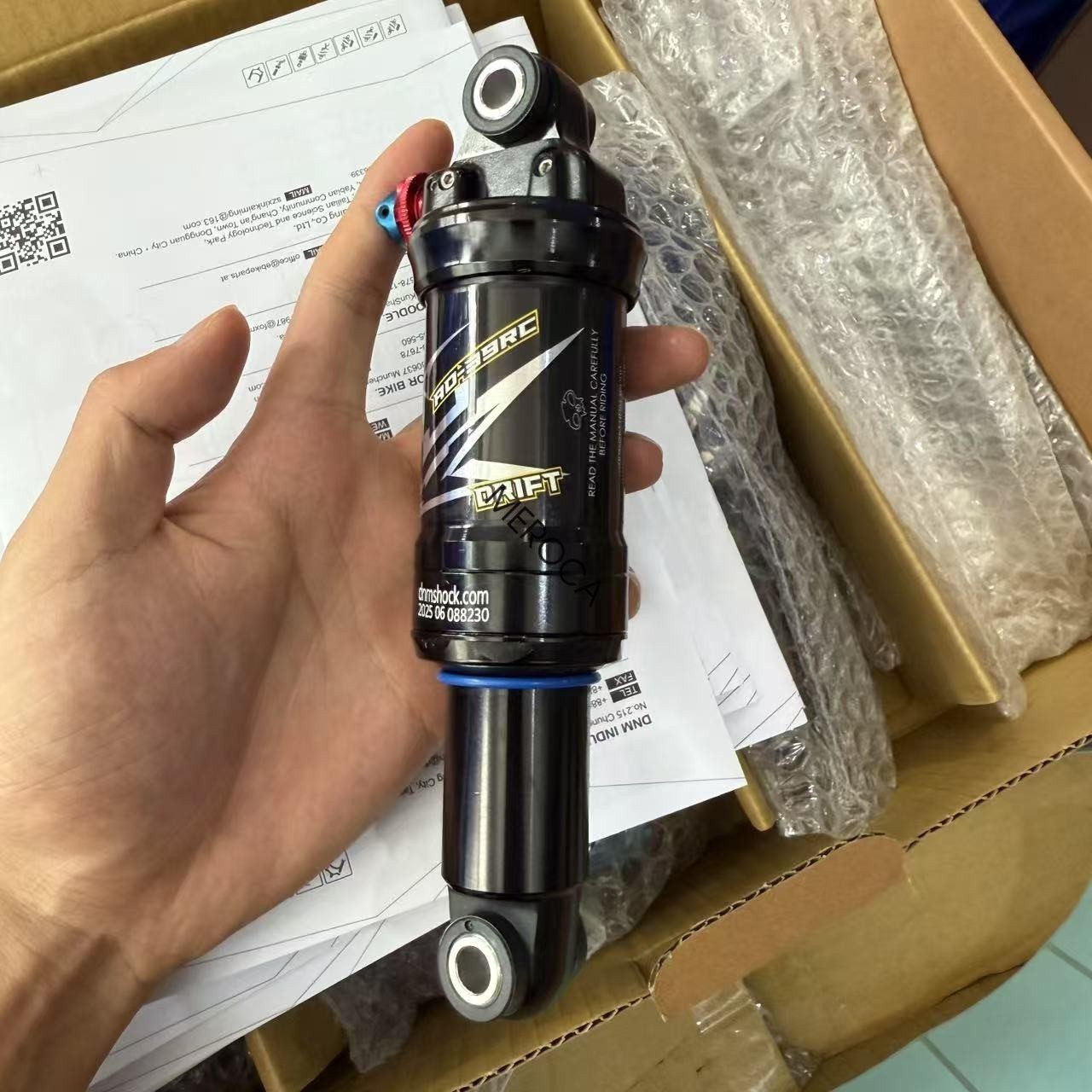 DNM Dual Air Shock Mountain Bike Bicycle Suspension Rear Shock 165/190/200mm MTB