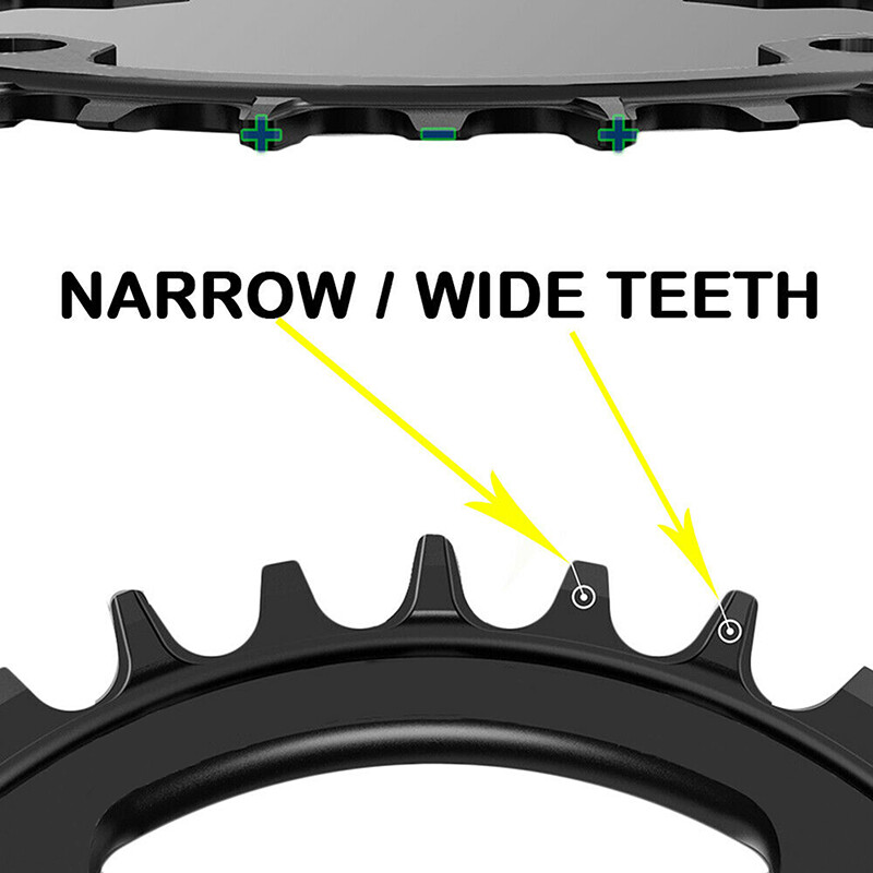 110BCD Chainring Narrow Wide Round Chain Ring 36 38 40 42 44T for Mountain Bike