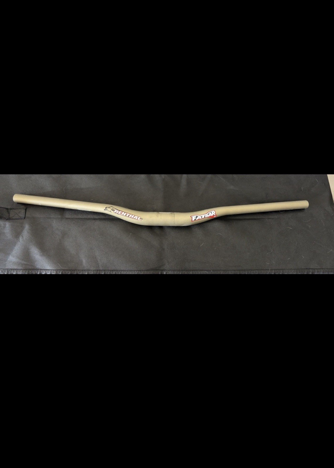 Used Renthal FatBar M157 Aluminum Handlebar Gold