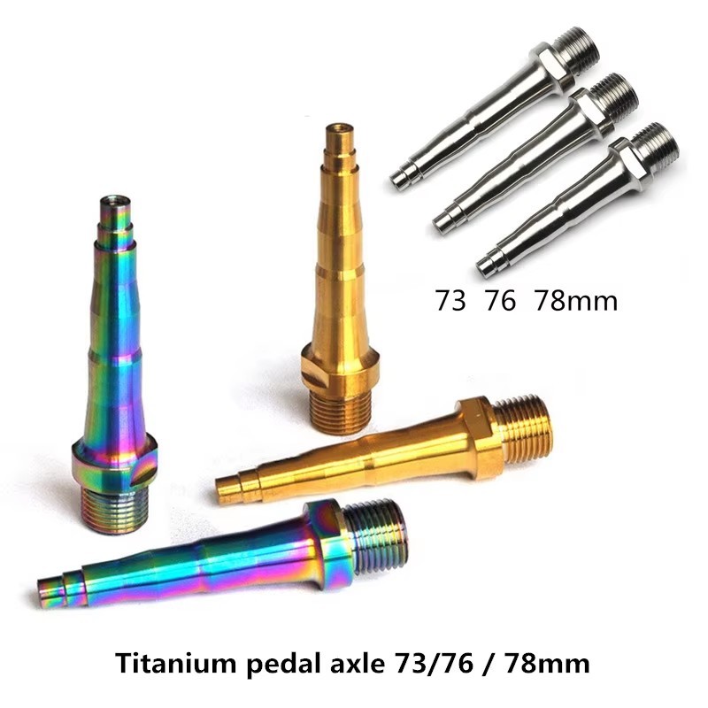 1 pair Bicycle ti pedal axle 73mm 78mm fit SpeedPlay pedal titanium axis