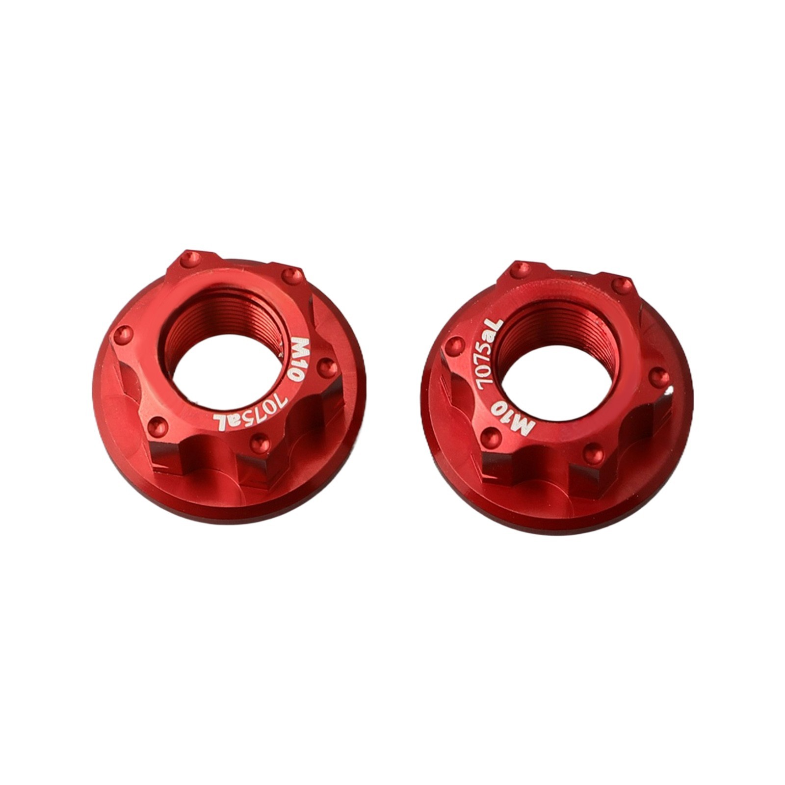 Bike Wheel Axle Nut 2X for 2 Pcs Aluminum Alloy Bicycle Black Blue Gold HUB