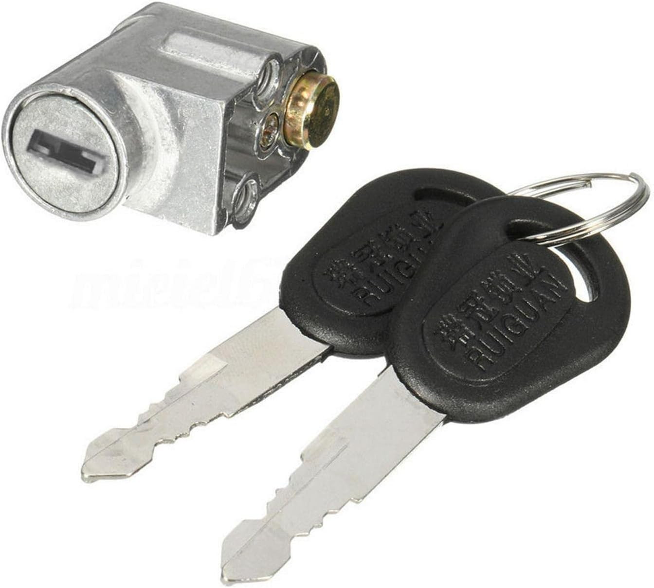 Universal Safety Lock for E-Bike Battery with Two Keys – Compact and Efficient