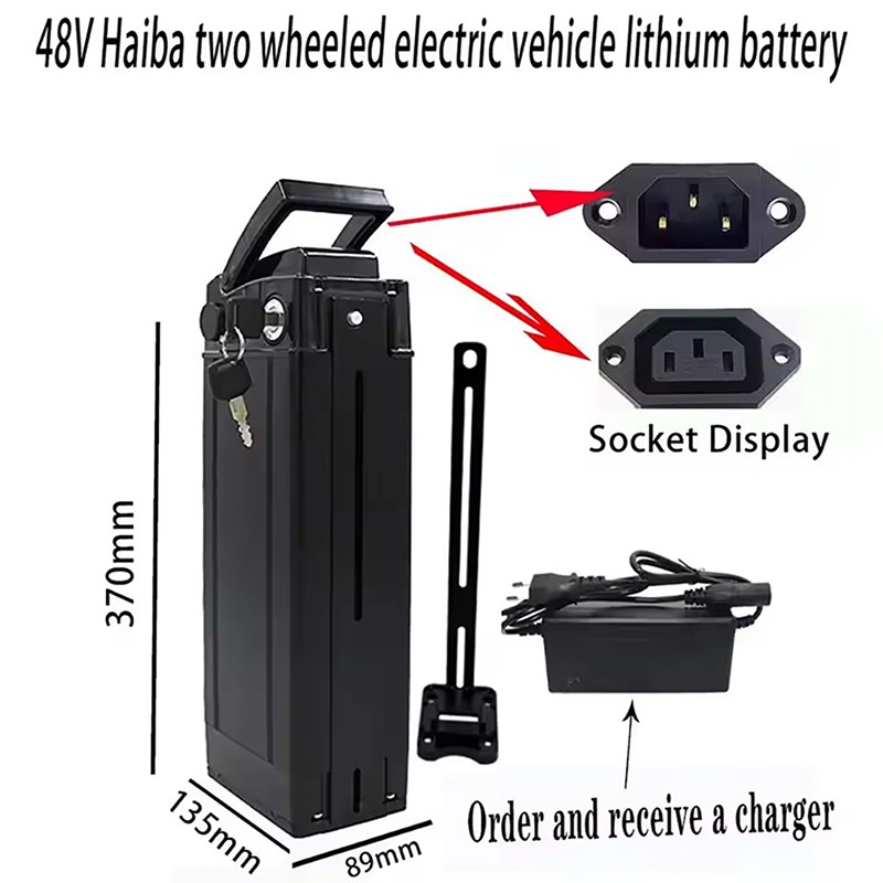 Ebike Battery 48V 15Ah lithium-ion battery for 750W-1440W e-bikes