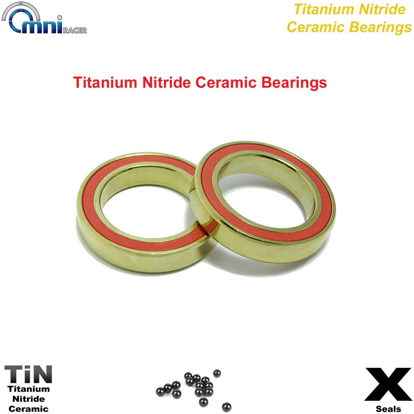 OMNI Racer BSA Threaded TiN CERAMIC Bottom Bracket For SRAM DUB 29MM Cranksets