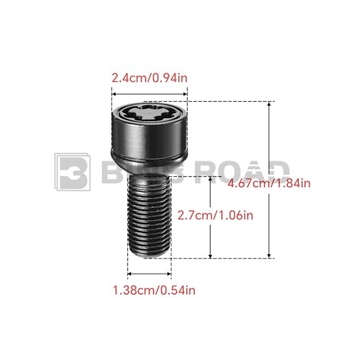 0019901607 A0019901607 Lockable Wheel Bolt Rim Locks Compatible Short Screw