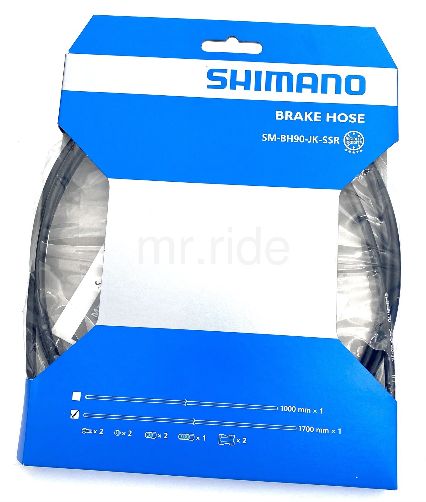 Shimano SM-BH90-JK-SSR Bike Brake Hose Rear Black 1700MM For R9180/R9170/R9270