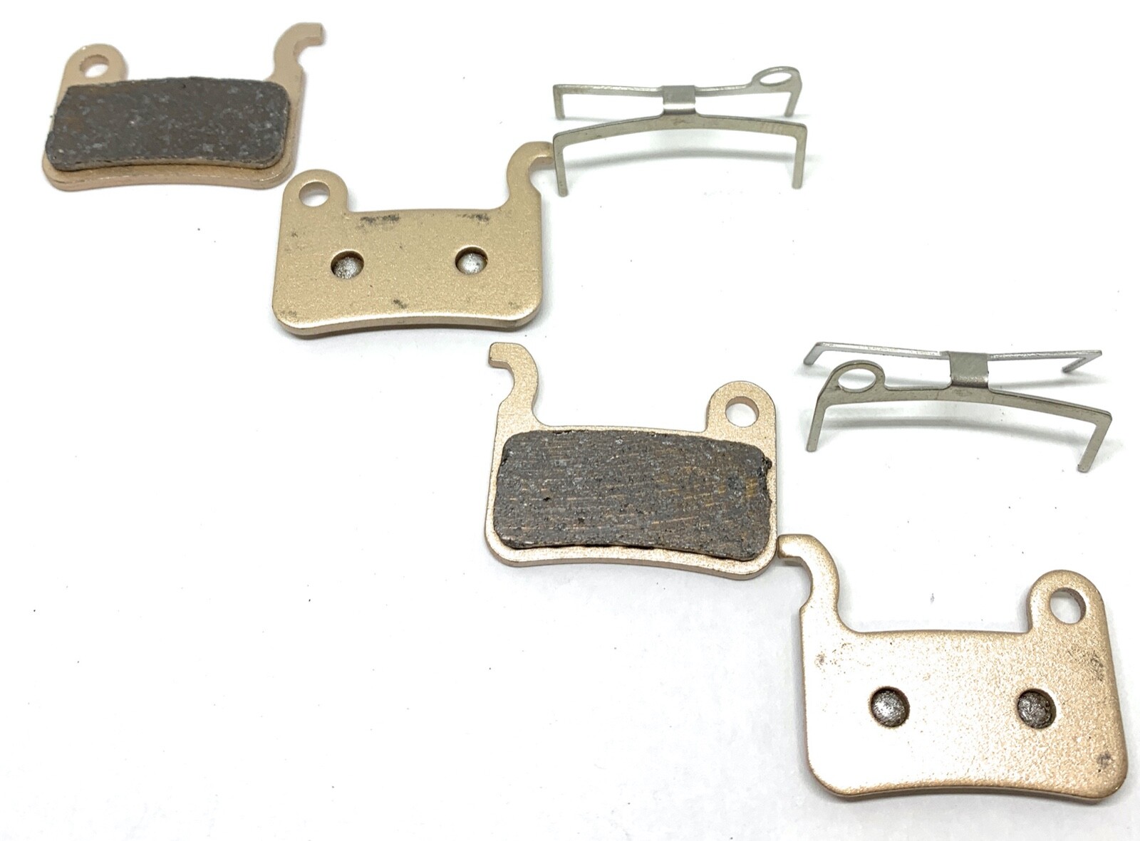 2 Pair Bike brake pads Sintered for Shimano-Deore XT-XTR-LX-SLX, Hone Alfin Sain