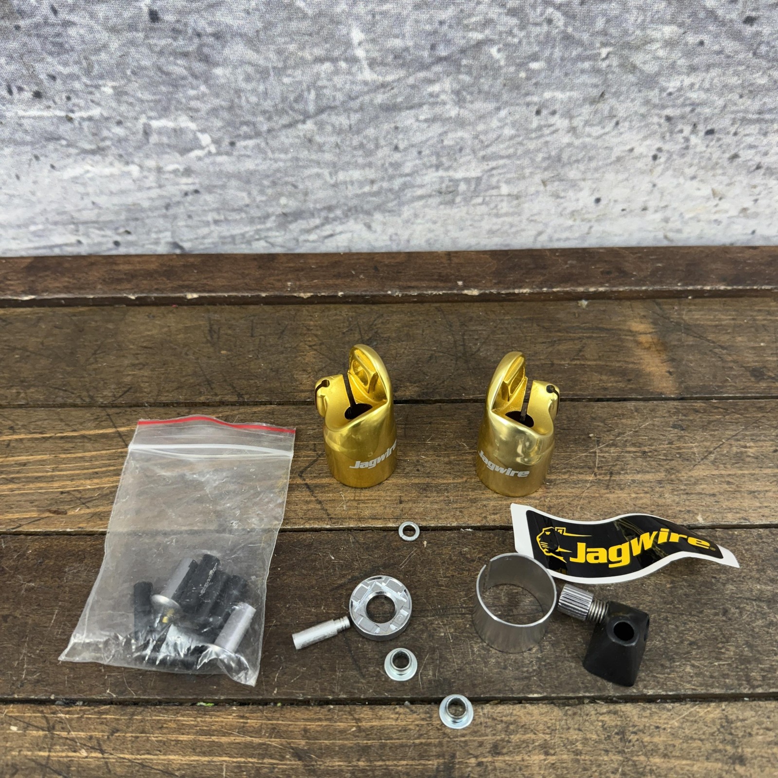 Jagwire Gold Shifter Mount Gold Pro Bar End Barcon Triathalon Road PARTS