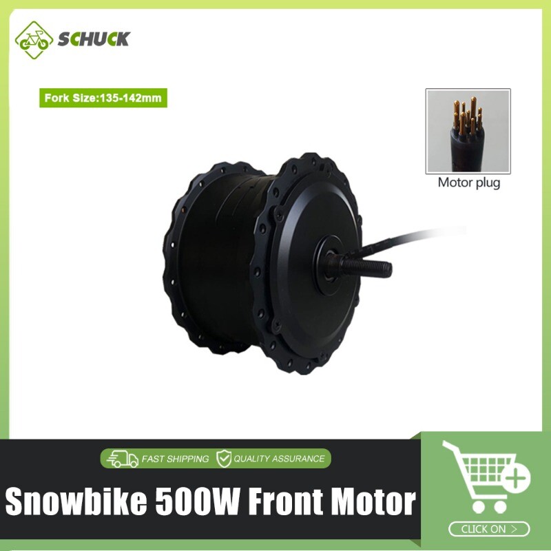 Snow E-bike 36V 48V 72V 500W 1000W 1500W 3000W Brushless Gearless Motor Wheel