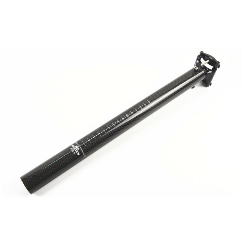 33.9/34.9mm Carbon Fiber Bicycle Seatpost Folding Bike Saddle Tube Seat Post