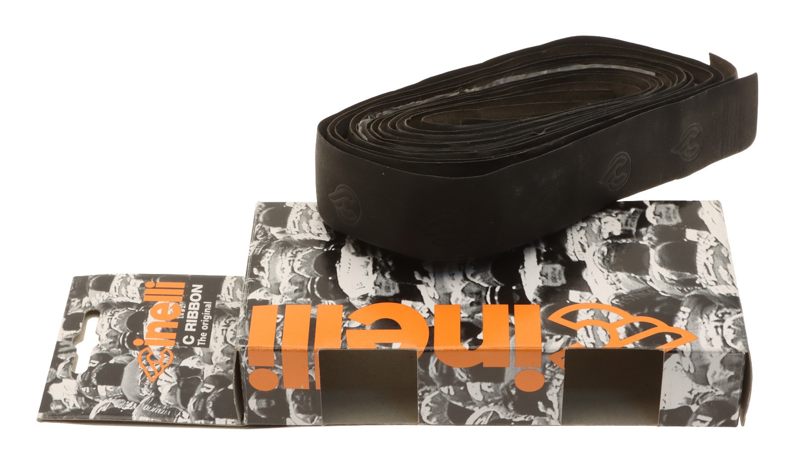 Cinelli Imperial Leather C Ribbon Handlebar Tape Black Smooth NEW NOS NIB