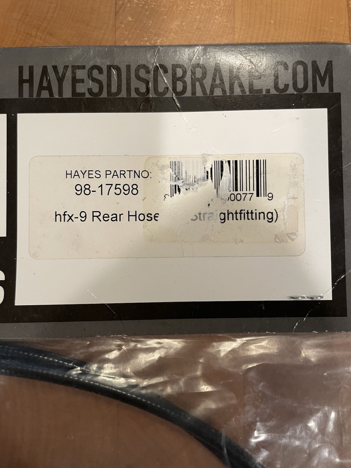 Hayes HFX Brake Hose Kit 1500mm New Complete With Fittings