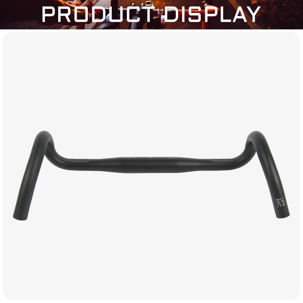 Gravel Bike Handlebar 31.8*400/420/440/460mm Ultralight Drop Bar Matte