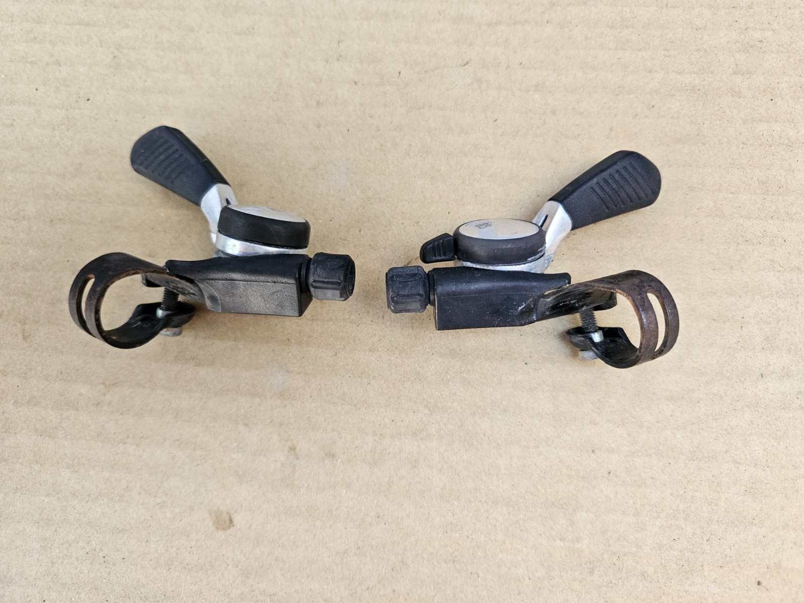 Vintage Shimano Deore 3×7 Thumb Shifters Indexed SIS 7 Speed SL-MT62 Japan