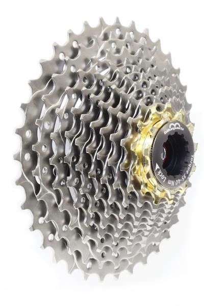11-34 Cassette 11 Speed suitable for SHIMANO GRX / DI2 silver-gold 347g