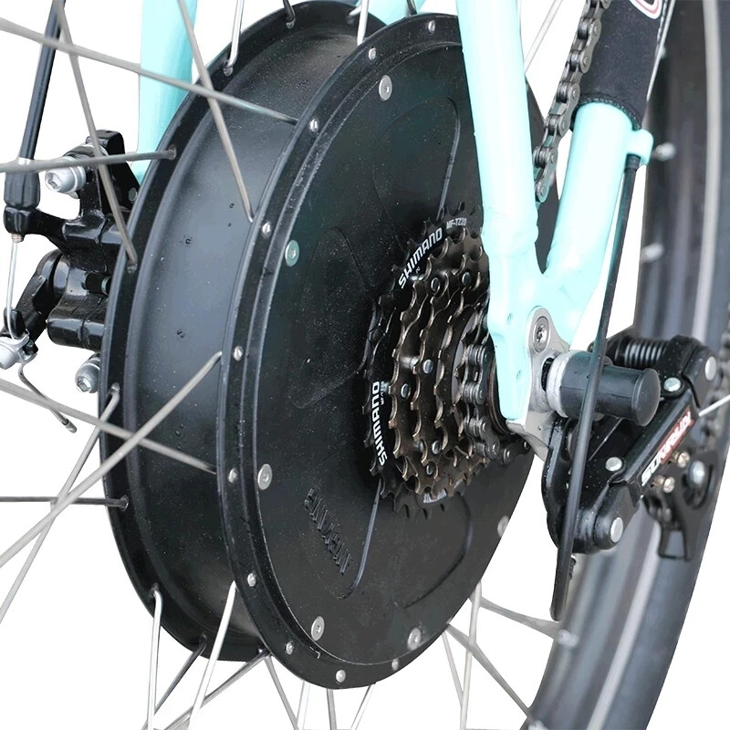 1500/2000W 48V Electric Bike Rear Wheel Hub Motor 26-29 Inch 45-55KM/H Speed