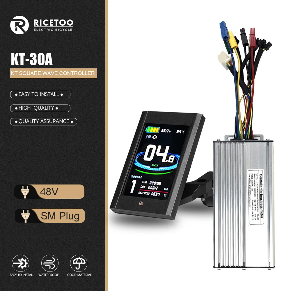 48V 30A 35A 50A Ebike Squarewave Controller for 52V/60-90V 1000W-3000W Motor