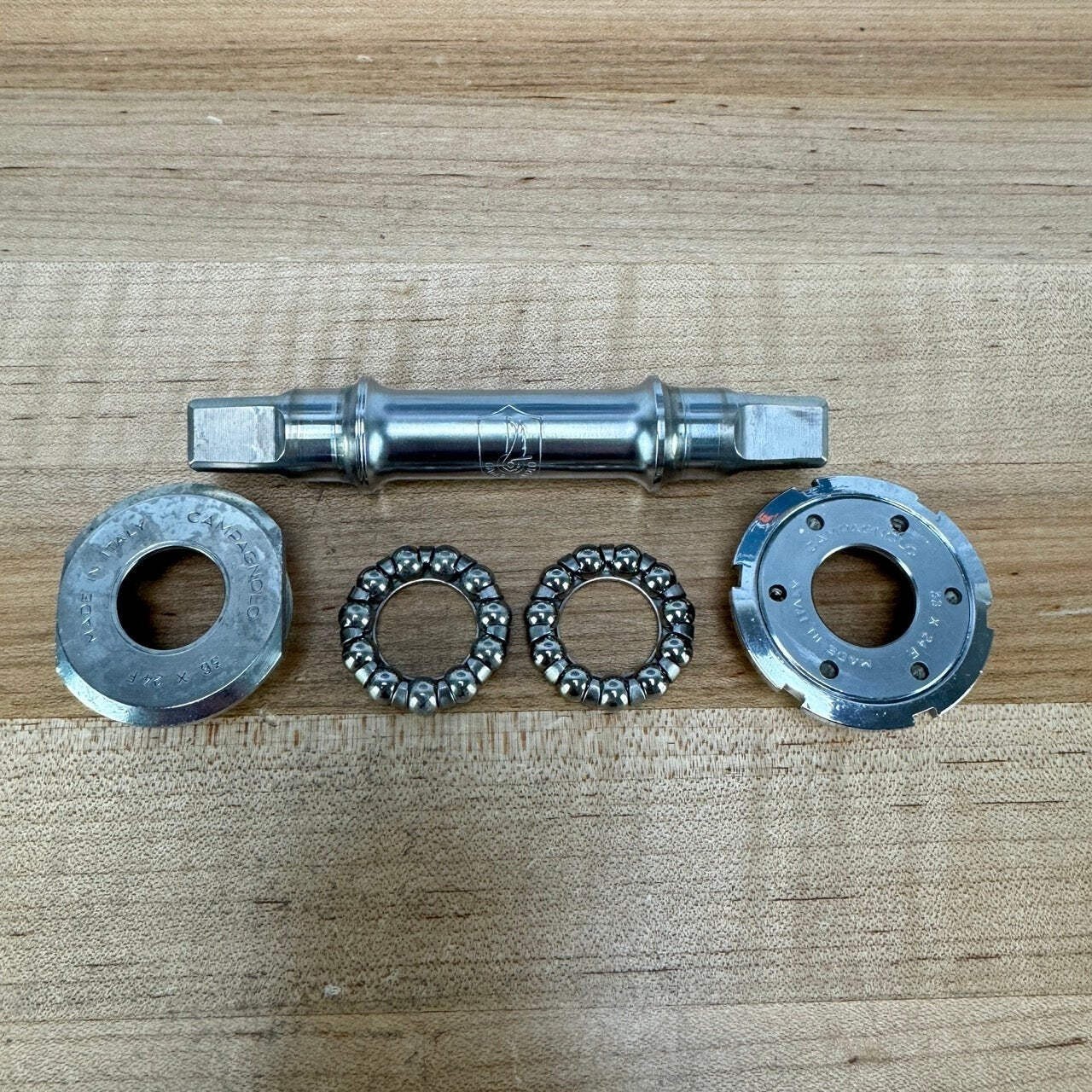 Campagnolo Nuovo Record ITA Square Taper ISO 111mm Spindle 36×24 Bottom Bracket