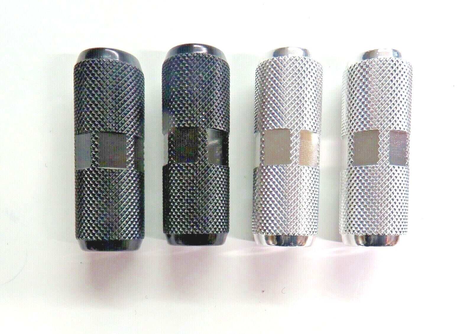 Pair BMX Old School Bike Foot Axle Pegs 3/8 ” 24 T and 26 T Silver or Black