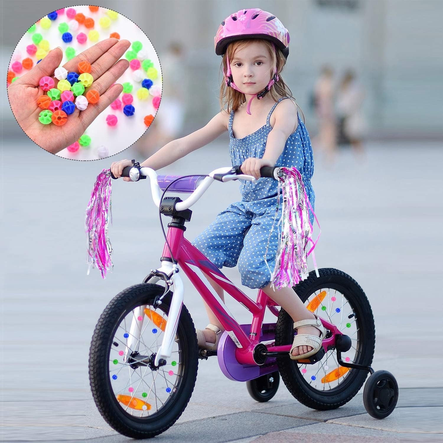 Durable Assorted Bicycle Spoke Beads with Storage Box – Fun and Easy Decoration