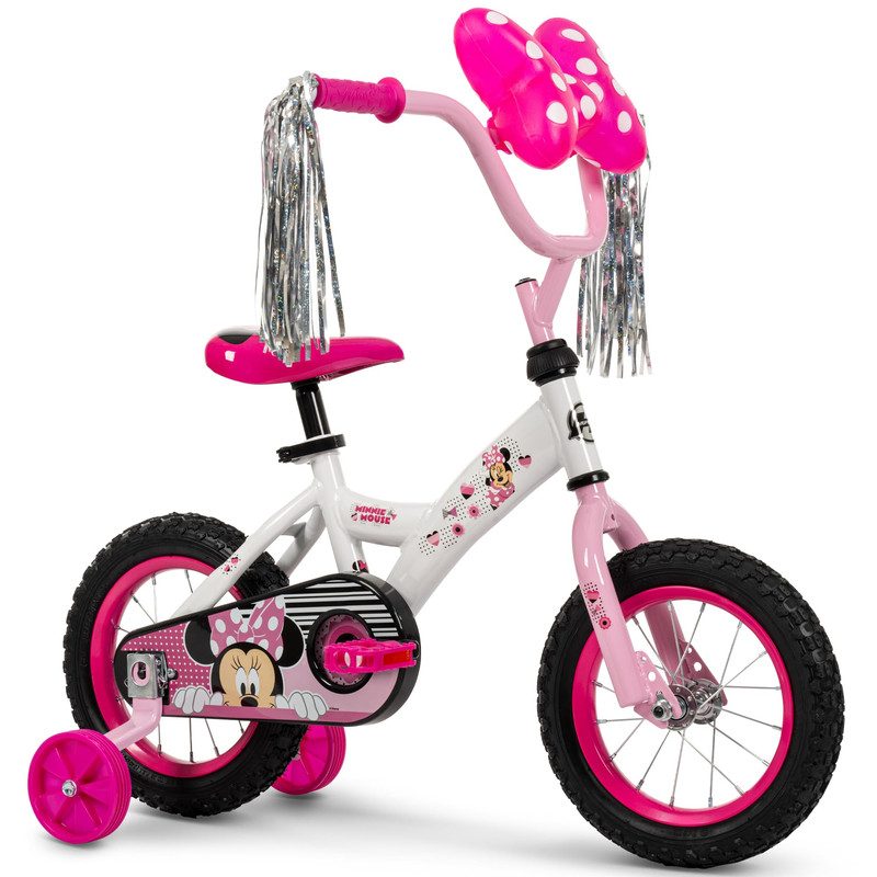 Huffy Disney Minnie 12 Sparkly Snow Girls Bike Ideal For Ages 3-5 Years Old