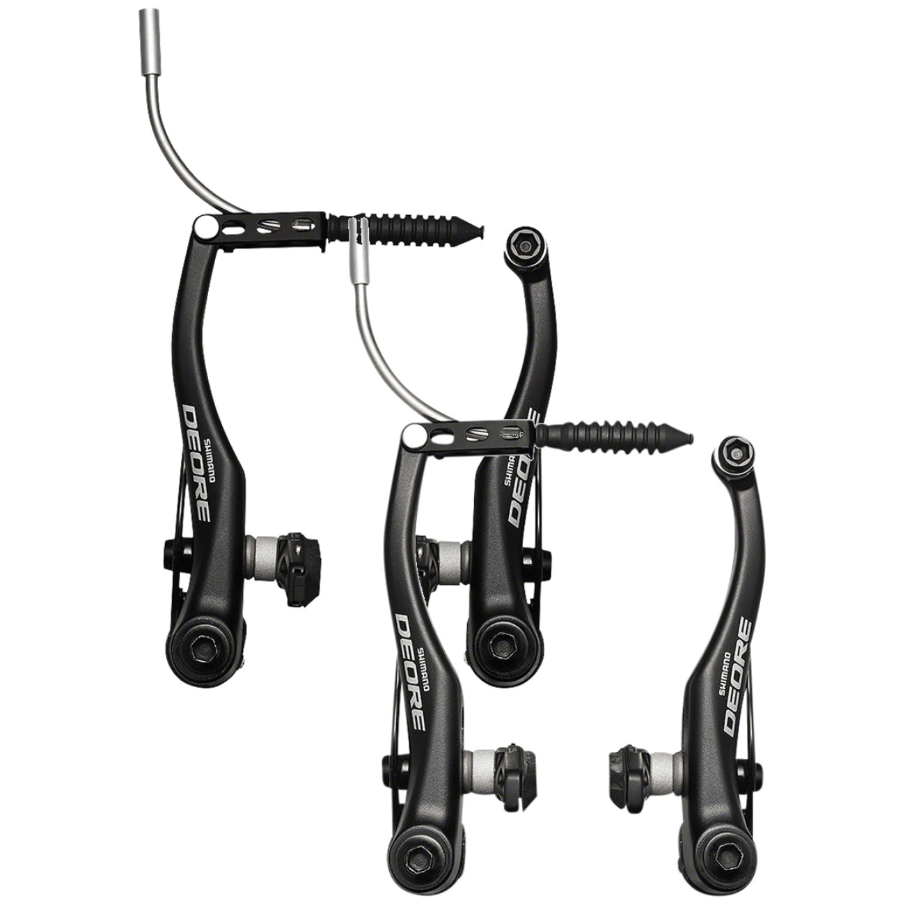 Shimano Deore BR-T610 V-Brakes Front & Rear, 107mm Arch, S70C Shoes, Linear