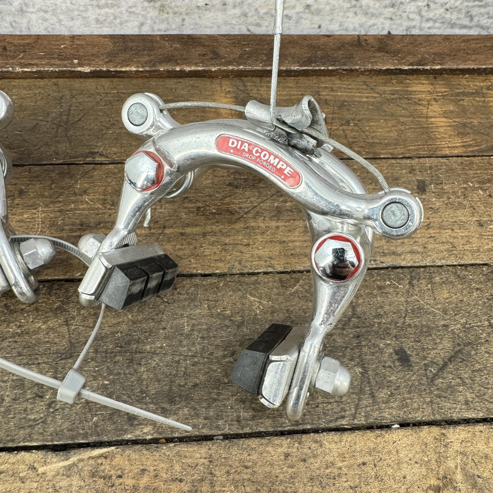 Vintage Dia-Compe Drop Forged Caliper Brakes Set Center Pull Road Bike Japan