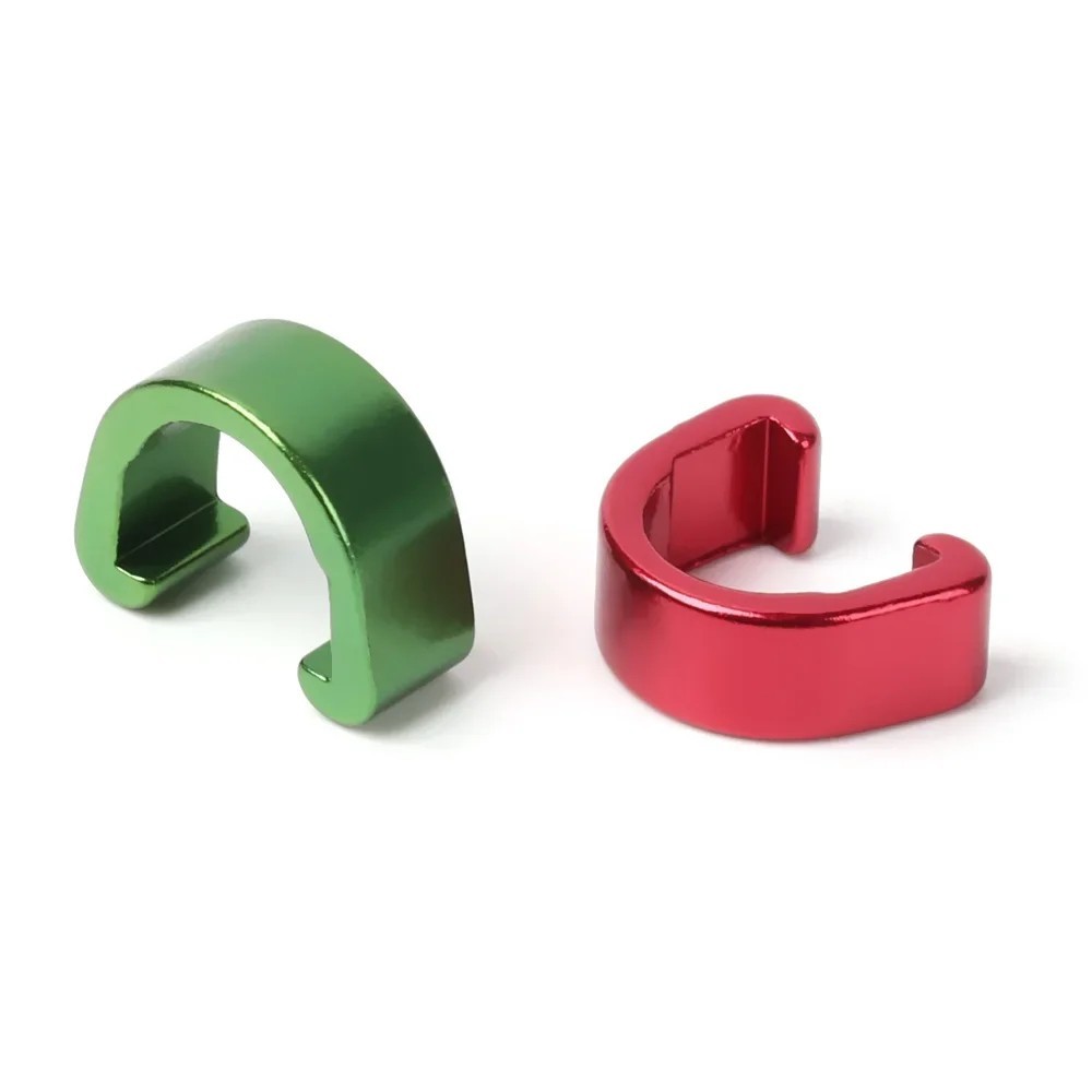 5pcs Bike Cable Clips C Shape Aluminum Alloy Brake Derailleur Line Buckle MTB